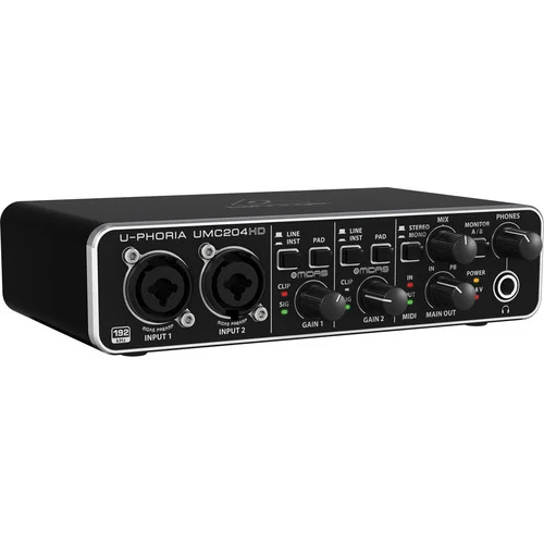 Behringer UMC204HD USB Audio/MIDI Interface - Image 4