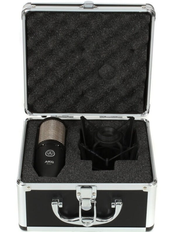 AKG P220 Cardioid Condenser Studio Microphone (Black) - Image 3