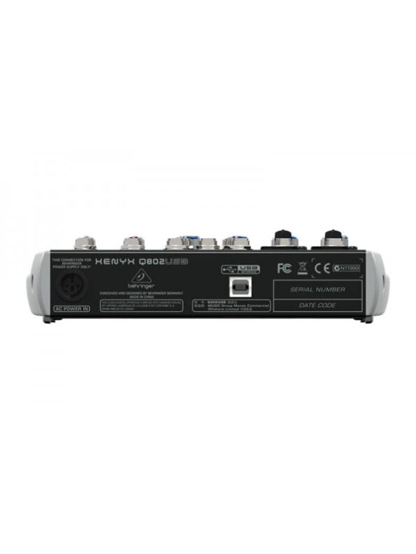 Behringer Xenyx Q802USB Premium 8-Input 2-Bus Mixer - Image 4