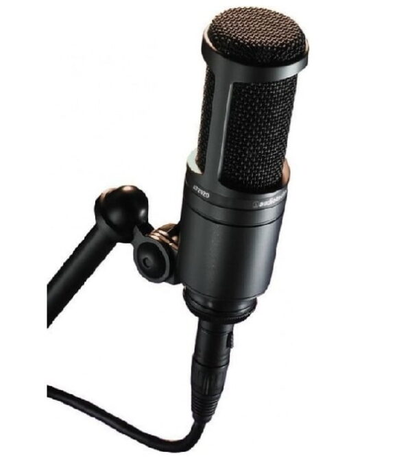 Audio-Technica AT2020 Cardioid Condenser Microphone - Black - Image 2