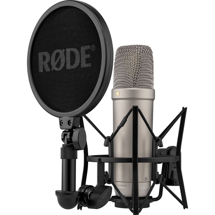 Rode NT1 - 5th Gen Large Diaphragm Cardioid Condenser Microphone 7 RODE NT1 5th Generation Large (Silver)