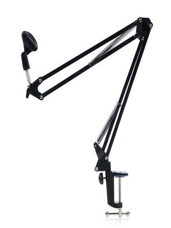 Rotational Professional Microphone Arm Stand - Black - Image 3