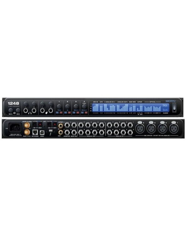 MOTU 1248 - Thunderbolt and USB Audio Interface With AVB Networking and DSP (32x34, 4 Mic) - Image 3