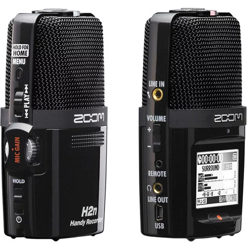 Zoom H2n 2x4 Portable Handy Recorder with Onboard 5-Mic Array - Image 5