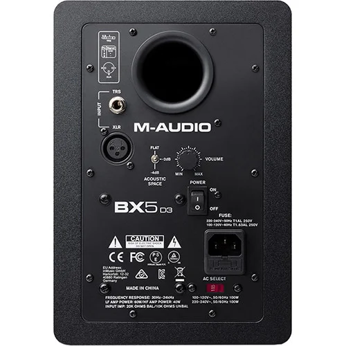 M-Audio BX5 D3 5″ Powered Studio Monitor 100W (Single) - Image 3