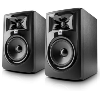 JBL Professional 305P MkII 5-Inch 2-Way Powered, Active Monitor Speakers for Near Field Music Production, Studio Monitor,