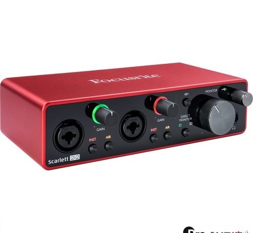 Focusrite Scarlett 2i2 2x2 USB Audio Interface (3rd Generation)