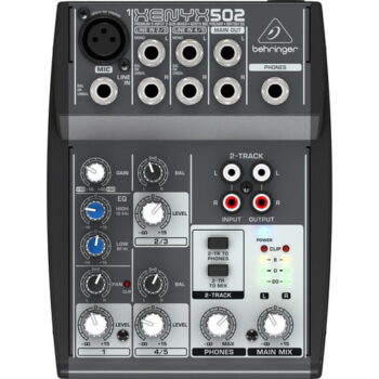 Behringer XENYX 502 5-Channel Compact Audio Mixer