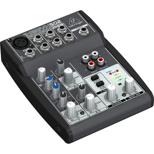 Behringer XENYX 502 5-Channel Compact Audio Mixer 2 Behringer XENYX 502 5-Channel Compact Audio Mixer - Image 2