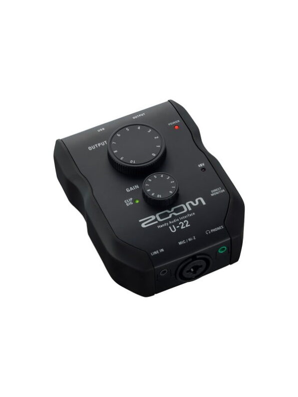 Zoom U-22 Ultracompact 2×2 USB Handy Audio Interface - Image 4