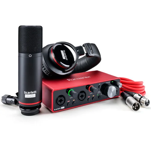Focusrite Scarlett 2i2 Studio 3rd Gen USB Audio Interface Bundle for Recording, Streaming, and Podcasting - Image 3