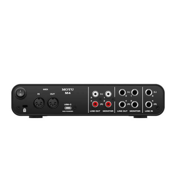 MOTU M4 Desktop 4×4 USB-C Audio Interface For Recording and Podcasting - Image 2