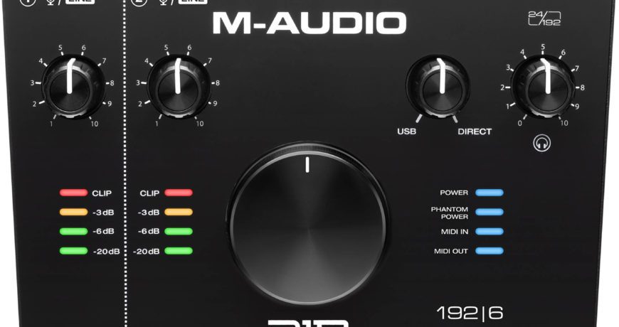 M-Audio AIR 192|6 Desktop 2x2 USB Type-C Audio/MIDI Interface