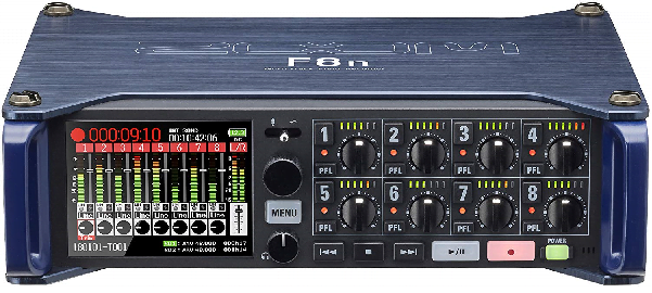 Zoom F8n 8-Input / 10-Track Multitrack Field Recorder - Pro Audio