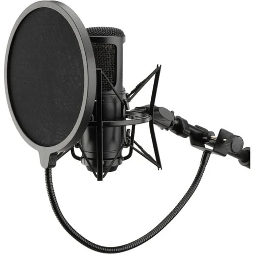Dual Layer Microphone Pop Filter for Studio Recordings 2 Pop Filter