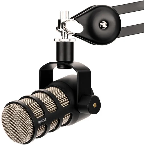 Rode PodMic Cardioid Dynamic Broadcast Microphone - Black 1 Rode PodMic Dynamic Podcasting Microphone