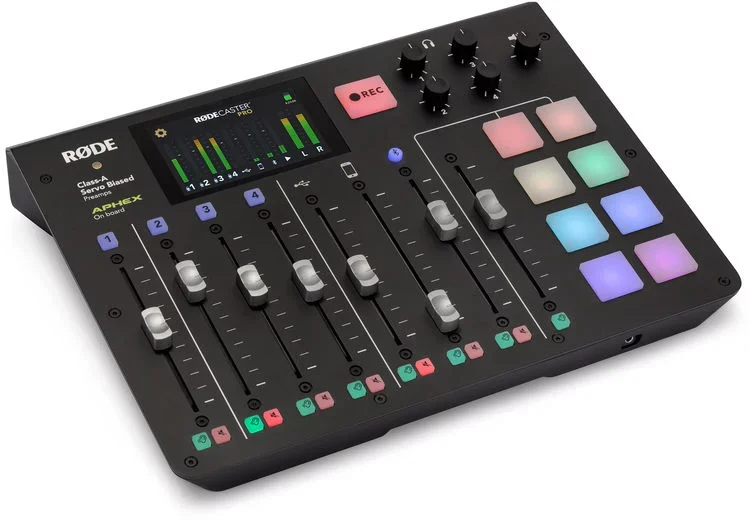 Rode RodeCaster Pro - Intergrated Podcast Production Studio 7 Rode RODECaster Pro