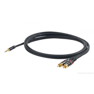 Cable 3.5 mm Stereo Male to 2 x RCA 1.5