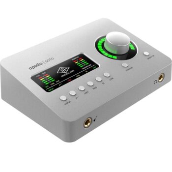 Universal Audio Apollo Solo USB Heritage Edition Desktop 2x4 USB Type-C Audio Interface with SOLO Core Real-Time UAD Processing for Windows