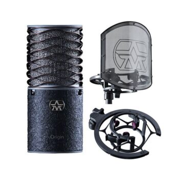 Aston Microphones Origin Large-diaphragm Condenser Microphone Bundle – Black