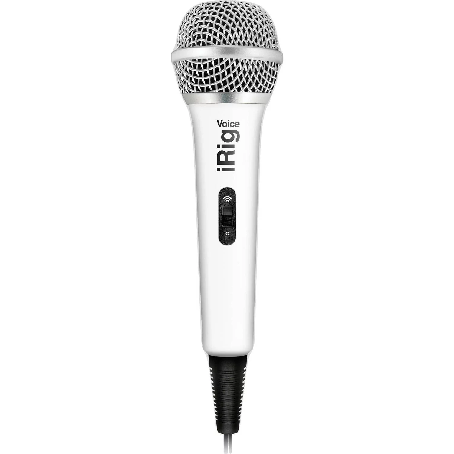 iRig Voice Karaoke Microphone 1 IK Multimedia iRig Voice iOS/Android Handheld Microphone (White)