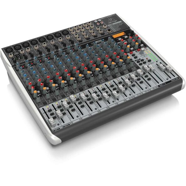 Premium 22-Input 2/2-Bus Mixer with XENYX Mic Preamps and Compressors, Klark Teknik Multi-FX Processor, Wireless