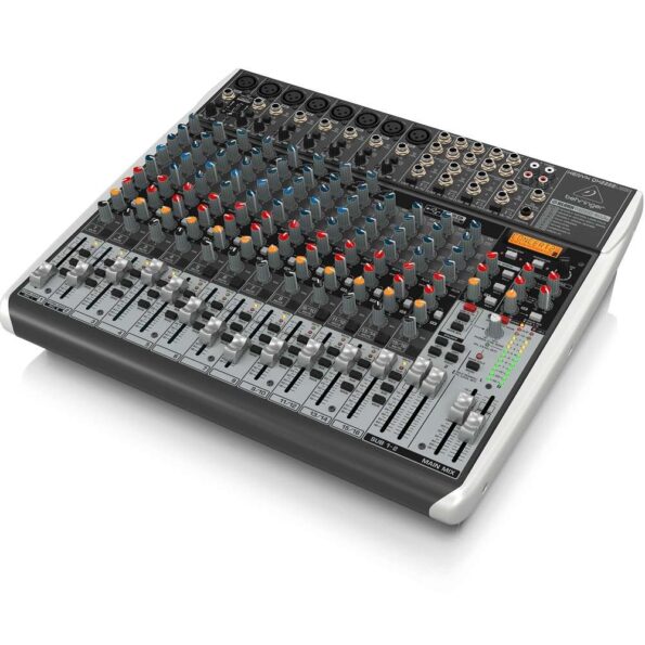 Premium 22-Input 2/2-Bus Mixer with XENYX Mic Preamps and Compressors, Klark Teknik Multi-FX Processor, Wireless