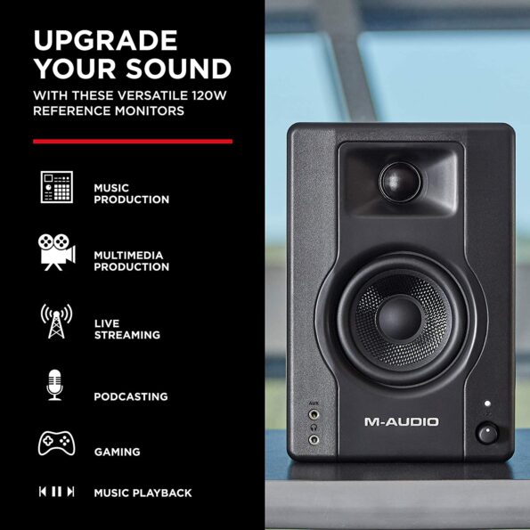 M-Audio BX3 3.5" - 120Watt Powered Studio Monitor - Image 5