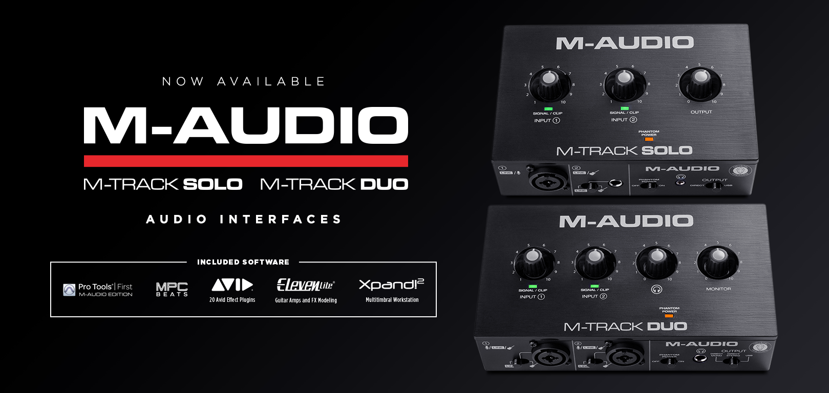 M-Audio M-track solo & duo