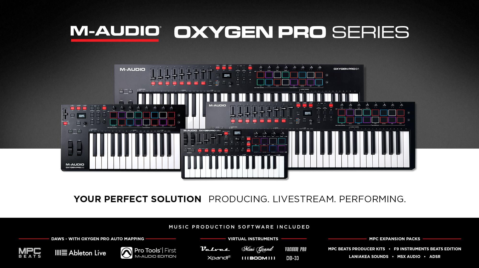 M-Audio® Oxygen Pro series controllers