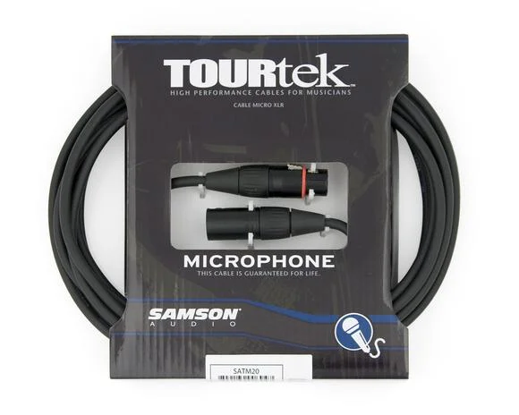 Samson Tourtek TM10 Microphone Cable 3 Tourtek Microphone Cables