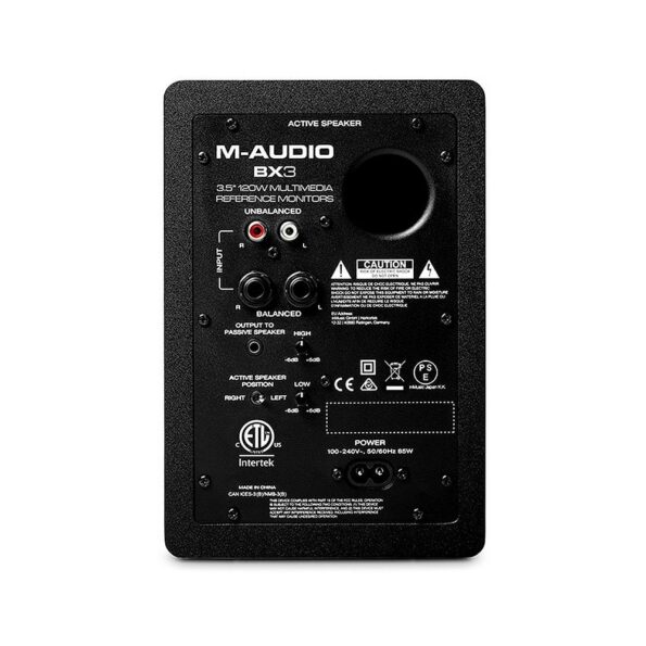 M-Audio BX3 3.5" - 120Watt Powered Studio Monitor - Image 3