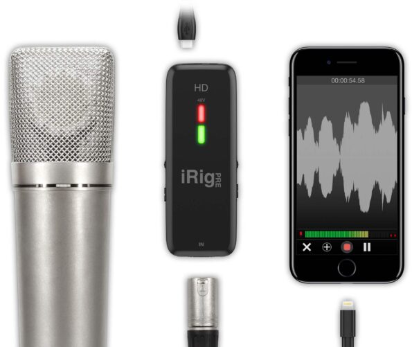 IK Multimedia iRig Pre HD Audio Interface with Mic Pre - Image 13