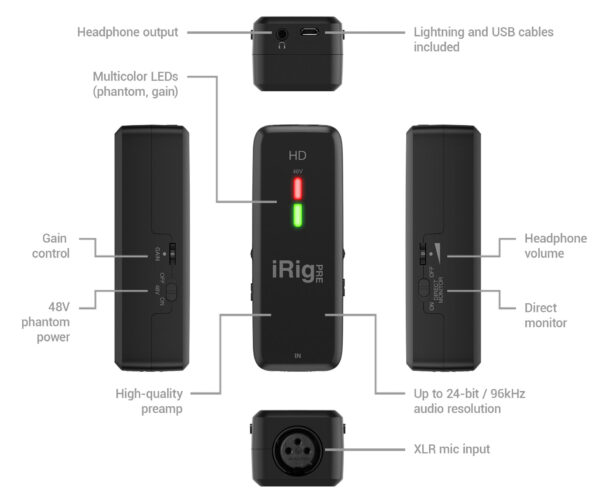 iRig Pre HD Audio Interface