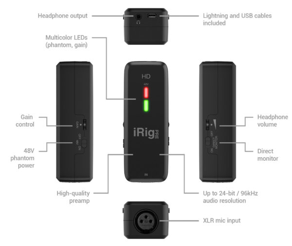 iRig Pre HD Audio Interface