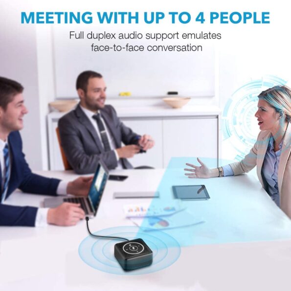 EMEET OfficeCore M0 - USB Conference Speaker Speakerphone - Image 3