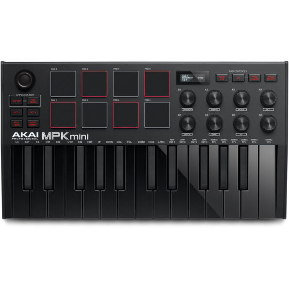 Akai Professional MPK Mini MKIII 25-Key MIDI Controller (Black)