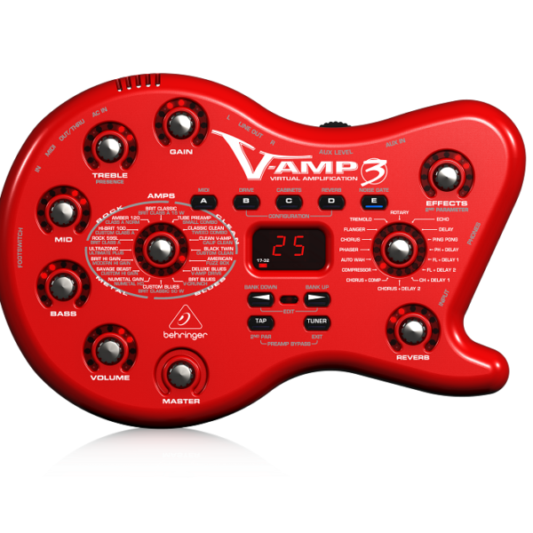 Behringer V-AMP3 Guitar Amp Modeler - Multi-Effects Processor