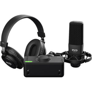Audient EVO Start Recording Bundle – 2×2 USB/iOS Recording System