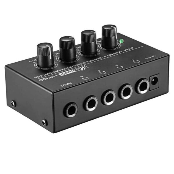 Aurora HA400 Ultra-Compact 4 Channels Headphone Amplifier