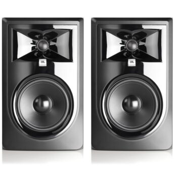 JBL Professional 306P MkII 6-Inch 2-Way Powered, Active Monitor Speaker for Near Field Music Production, Studio Monitor