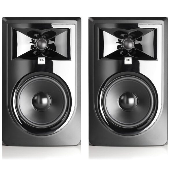 JBL Professional 306P MkII 6-Inch 2-Way Powered, Active Monitor Speaker for Near Field Music Production, Studio Monitor