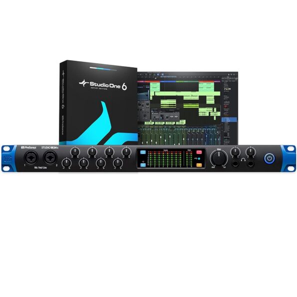PreSonus Studio 1824c Rackmount 18x20 USB Type-C Audio/MIDI Interface