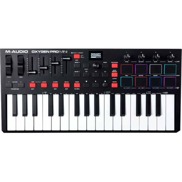 M-Audio Oxygen Pro Mini 32-Mini-Key USB MIDI Keyboard Controller - Image 2