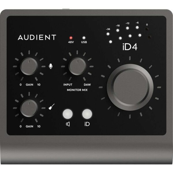 Audient iD4 MKII Desktop 2×2 USB Type-C Audio Interface