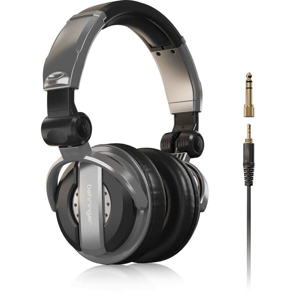 Behringer BDJ 1000 Closed-back DJ Headphones 3 Behringer BDJ 1000 Professional Closed-Back DJ Headphones (Black)