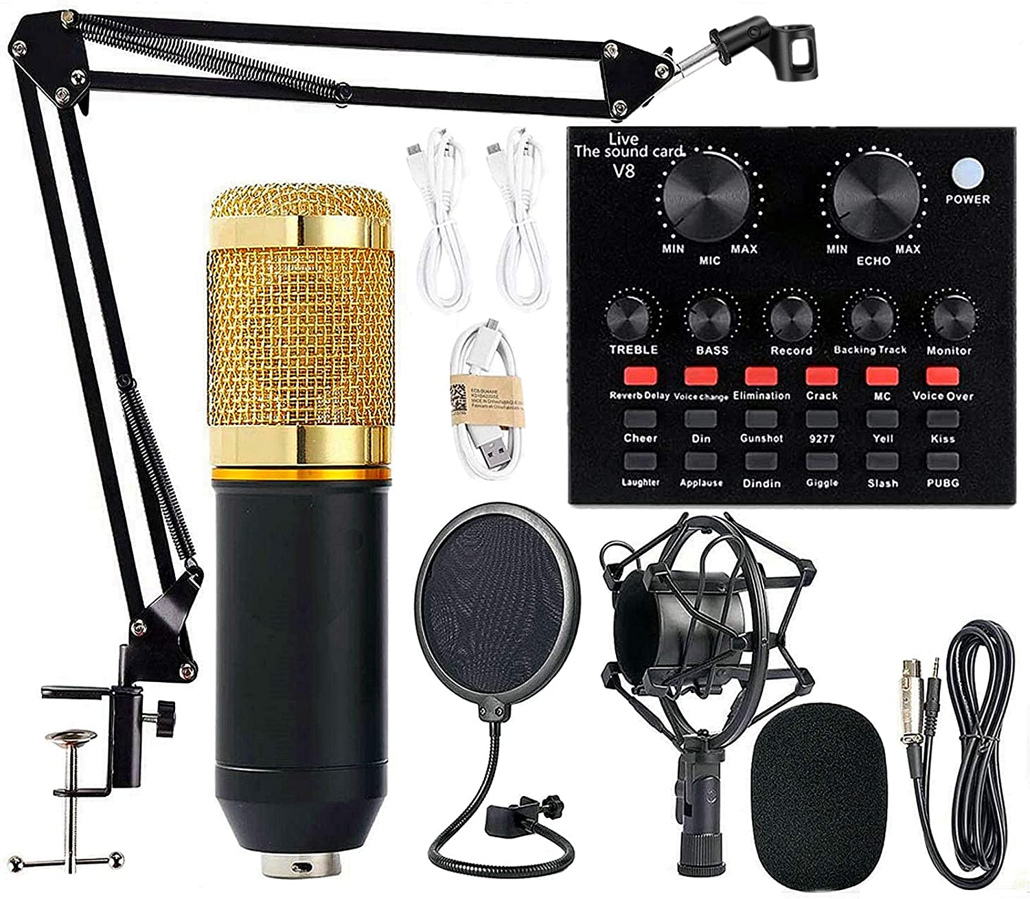 Condenser　Bm800　Microphone　Kit　Proaudio