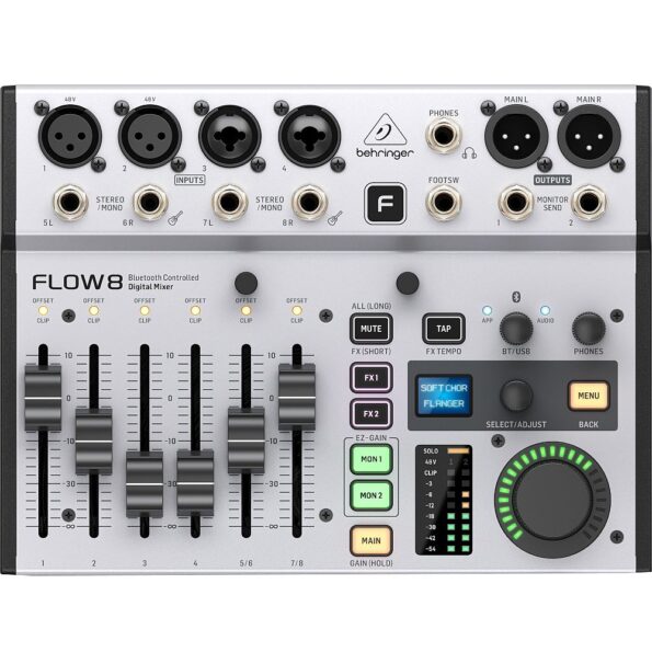 Behringer FLOW 8 8-input Digital Mixer with Bluetooth