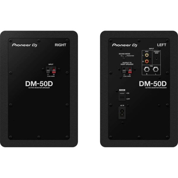 Pioneer DJ DM-50D 5-inch Active Monitor Speaker – Black