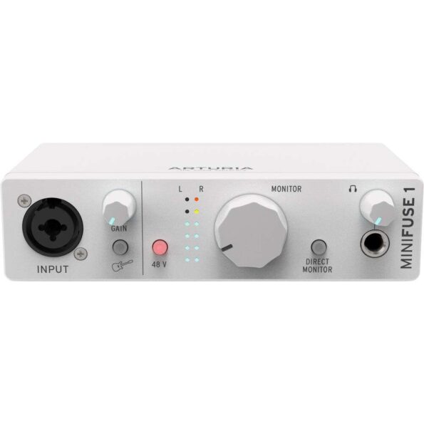 Arturia MiniFuse 1 USB Type-C Audio Interface – White